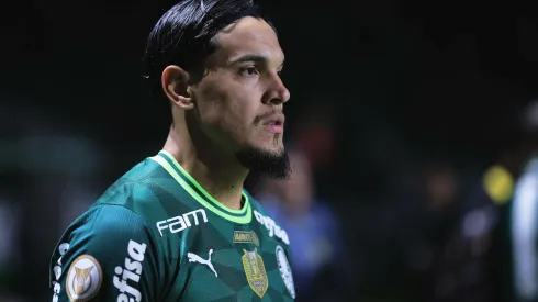 Gustavo Gómez com a camisa do Palmeiras - Foto: Ettore Chiereguini/AGIF