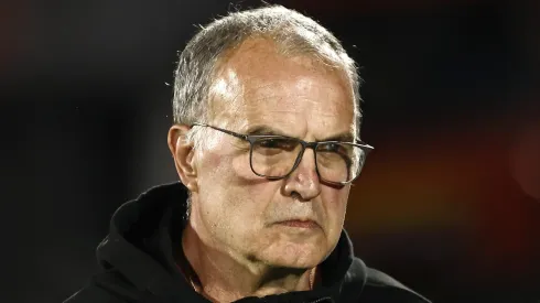 MONTEVIDEO, URUGUAY – OCTOBER 17: Marcelo Bielsa head coach of Uruguay looks on during the FIFA World Cup 2026 Qualifier match between Uruguay and Brazil at Centenario Stadium on October 17, 2023 in Montevideo, Uruguay. (Photo by Ernesto Ryan/Getty Images)

