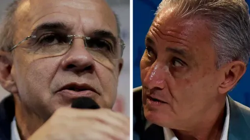 Fotos: Luciano Belford e Thiago Ribeiro/AGIF - Bandeira de Mello falou sobre a chegada de Tite