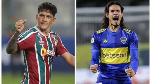 Montagem: fotos da Getty Images - Palco de Fluminense x Boca foi definido pela Conmebol