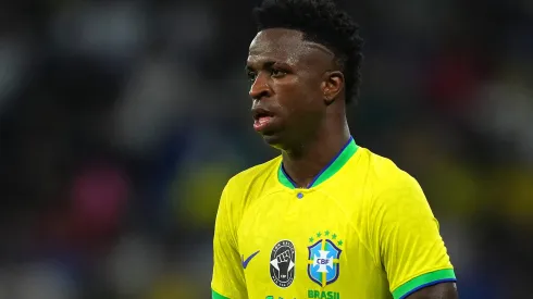 Alex Caparros/Getty Images. CBF se pronuncia sobre caso de racismo sofrido por Vini Jr.