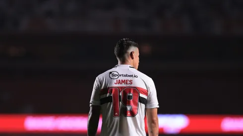 James Rodríguez vai encontrando o seu espaço no São Paulo. Foto: Ettore Chiereguini/AGIF
