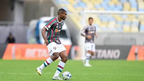 RJ – RIO DE JANEIRO – 29/07/2023 – BRASILEIRO A 2023, FLUMINENSE X SANTOS – Marlon jogador do Fluminense durante partida contra o Santos no estadio Maracana pelo campeonato Brasileiro A 2023. Foto: Thiago Ribeiro/AGIF
