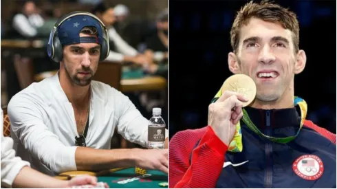 Michael Phelps é o maior medalhista olímpico (Fotos: Joe Giron/PokerNews e Reprodução Instagram @m,phelps00)
