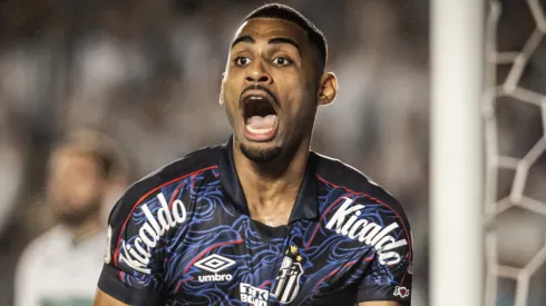 Foto: Raul Baretta/Santos - Joaquim marcou o primeiro gol