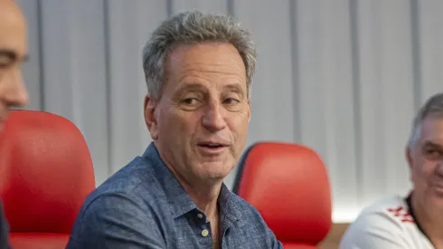 Rodolfo Landim em reunião no Flamengo - Foto: Paula Reis / Flamengo