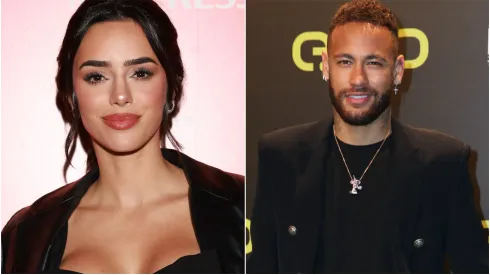 Bruna Biancardi (esquerda) e Neymar (direita). Foto 1: Arnold Jerocki/Getty Images for Nespresso – Foto 2: Adam Berry/Getty Images
