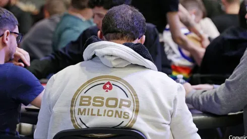 Agasalho é fundamental no BSOP MIllions
