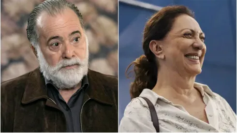 Antônio (esquerda) toma decisão sobre Agatha (direita). Reprodução/Rede Globo.
