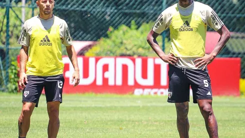 "Período longo de treino e embate com times paulistas em Santos"; a semana do São Paulo no Campeonato Brasileiro  – Foto: Twitter São Paulo FC
