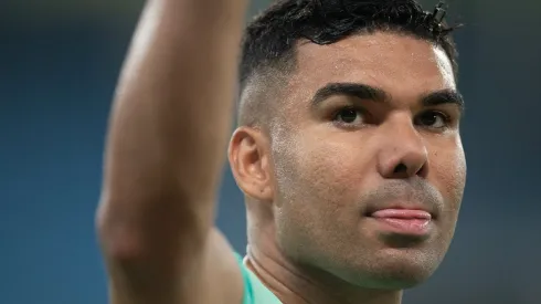 Casemiro jogador da Seleção Brasileira durante treino na Arena Pantanal. Foto: Gil Gomes/AGIF
