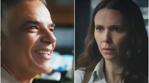 Andrade e Lucinda em Terra e Paixão – Reprodução/TV Globo
