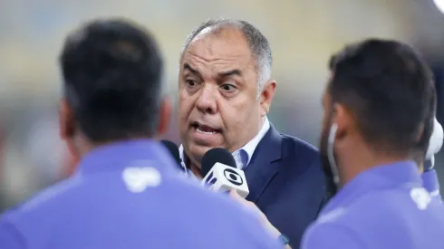 Marcos Braz, vice-presidente de futebol do Flamengo em entrevista. Fotos: Gilvan de Souza/Flamengo