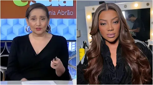 Sonia Abrão (esquerda) sai em defesa de Ludmilla (direita) após polêmica – Foto 1: Reprodução/Rede TV | Foto 2: Reprodução/Instagram de Ludmilla
