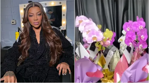 Ludmilla enviou flores aos vizinhos como pedido de desculpas. Reprodução/Instagram oficial de Ludmilla
