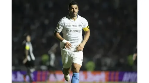 Suárez em jogo pelo Grêmio. Foto: Jorge Rodrigues/AGIF