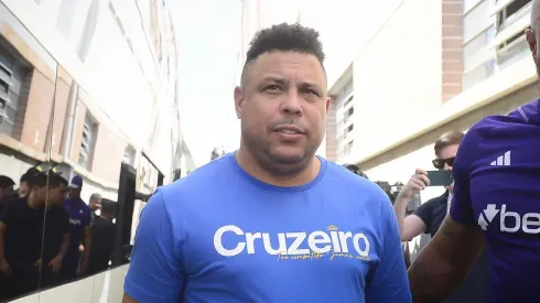 Ronaldo mandatário do Cruzeiro chegando ao confronto diante do Coritiba. Foto: Staff Images / Cruzeiro