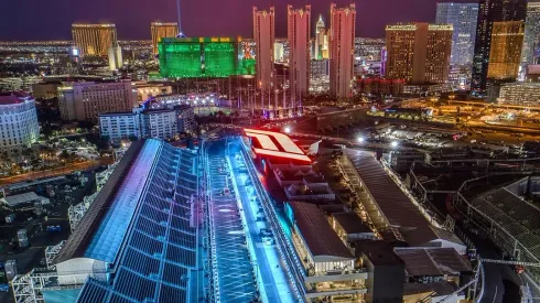 Circuito de rua de Las Vegas, que estreia na F1. Reprodução/Instagram oficial de F1 Las Vegas
