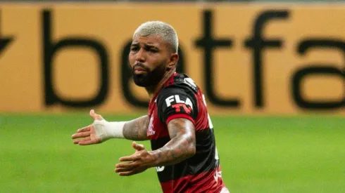 Gabigol jogador do Flamengo em partida pelo Brasileiro
