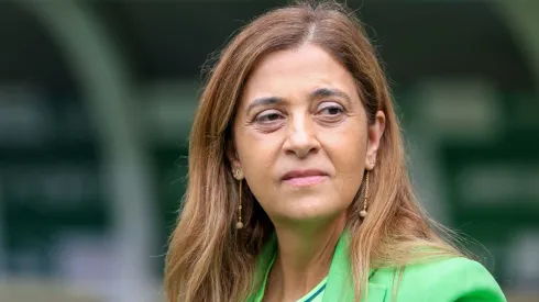 Leila Pereira, presidente do Palmeiras, se interessou pelo mesmo jogador cobiçado no Parque São Jorge Foto: Marcello Zambrana/AGIF
