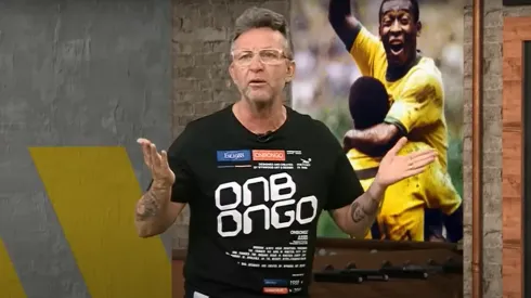 Neto em sua apresentação no programa Os Donos da Bola. Foto: Reprodução Youtube/ Canal Os Donos da Bola. 
