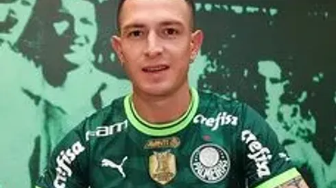 Aníbal Moreno dá 1ª entrevista como jogador do Palmeiras – Foto: Fabio Menotti/Palmeiras/by Canon
