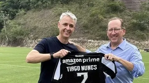 Tiago Nunes é anunciado pelo Botafogo – Foto:  Reprodução  do Twitter Oficial do Botafogo! @Botafogo
