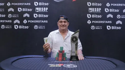 Gustavo Santucci venceu torneio no BSOP Millions
