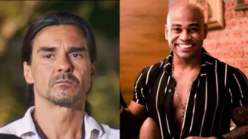 André Gonçalves (à esquerda) reprova atitude de Cezar Black (à direita). Reprodução/Instagram
