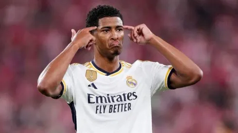Jude Bellingham no Real Madrid. Manuel Serrano Arce/Getty Images