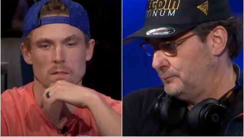 Alex Foxen sofreu com a questionável jogada de Phil Hellmuth