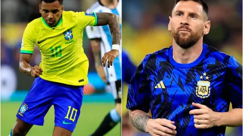 Fotos: Buda Mendes/Getty Images - Rodrygo e Messi discutiram