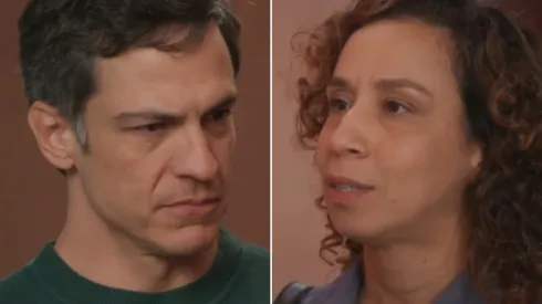 Jonas (à esquerda) e Adriana (à direita) – Fotos: Reprodução/Globo
