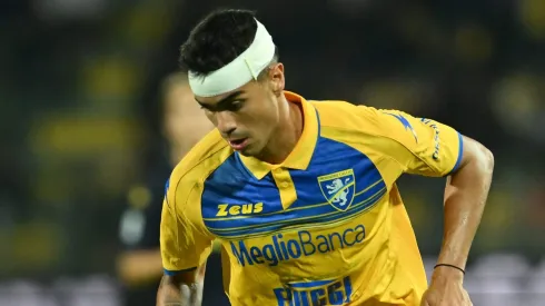 Reinier em ação com a camisa do Frosinone - Foto: Giuseppe Bellini/Getty Images