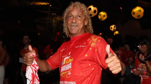 Biro-Biro, ex-jogador e ídolo do Corinthians em evento. Foto: Ricardo Bufolin/Getty Images. 
