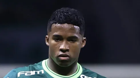 Endrick, atacante do Palmeiras
Foto: Marcello Zambrana/AGIF
