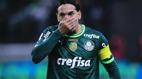 SP – SAO PAULO – 15/09/2023 – BRASILEIRO A 2023, PALMEIRAS X GOIAS – Gustavo Gomez jogador do Palmeiras durante partida contra o Goias no estadio Arena Allianz Parque pelo campeonato Brasileiro A 2023. Foto: Ettore Chiereguini/AGIF
