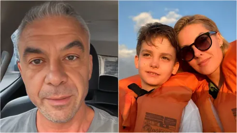 Alexandre Correa pede para ver o filho com Ana Hickmann – Foto 1: Instagram de Alexandre Correa. Foto 2: Instagram de Ana Hickmann.

