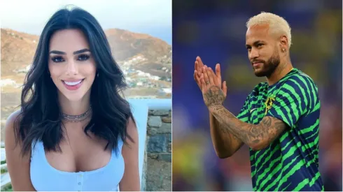 Bruna Biancardi e Neymar continuam se seguindo nas redes sociais. Foto 1: Reprodução/Instagram oficial de Bruna Biancardi; Foto 2: Reprodução/Instagram oficial de Neymar
