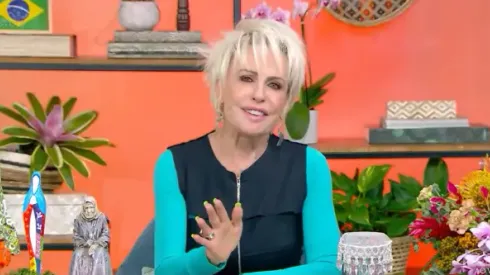 Ana Maria Braga no Mais Você desta quarta (29). Reprodução/Globo
