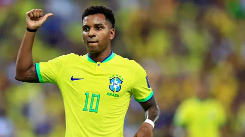 Rodrygo, atacante da Seleção Brasileira – Foto: Buda Mendes/Getty Images
