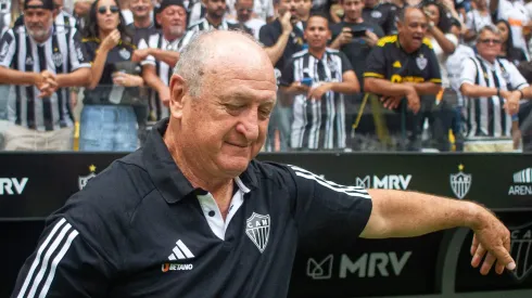 Felipão vê evolução do Galo. Fernando Moreno/AGIF
