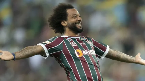 Marcelo marcou na partida do turno diante do Palmeiras. Foto: Jorge Rodrigues/AGIF

