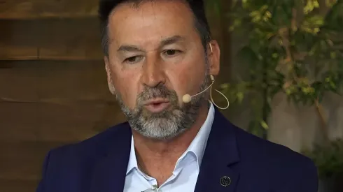 Augusto Melo, presidente do Corinthians – Foto: Reprodução YouTube / Jovem Pan Esportes
