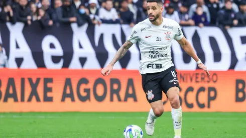 SP – SAO PAULO – 13/08/2023 – BRASILEIRO A 2023, CORINTHIANS X CORITIBA – Renato Augusto jogador do Corinthians durante partida contra o Coritiba no estadio Arena Corinthians pelo campeonato Brasileiro A 2023. Foto: Marcello Zambrana/AGIF
