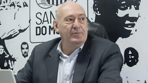 Foto: Ivan Storti/Santos FC – Rueda em entrevista pelo Santos em 2023
