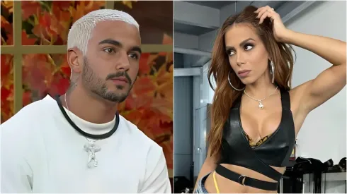 Yuri (esquerda) volta a comentar unfollow de Anitta (direita) – Foto 1: Reprodução/Record | Foto 2: Reprodução/Instagram de Anitta
