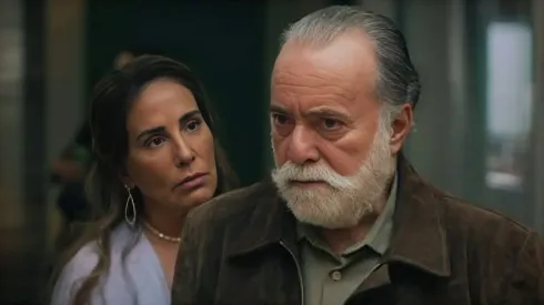 Antônio (Tony Ramos) e Irene (Glória Pires) em Terra e Paixão – Foto: Reprodução/TV Globo
