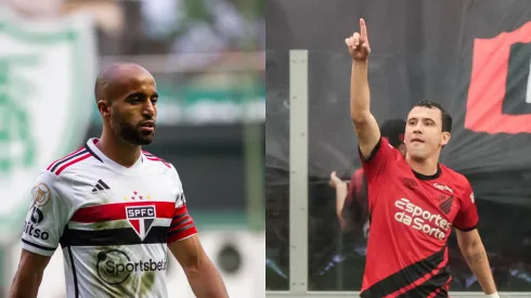  estão disponíveis. Lucas Moura e Pablo. Fernando Moreno/AGIF |  Robson Mafra/AGIF
