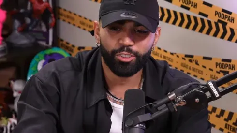 Gabigol no podpah - Foto: Reprodução/Youtube